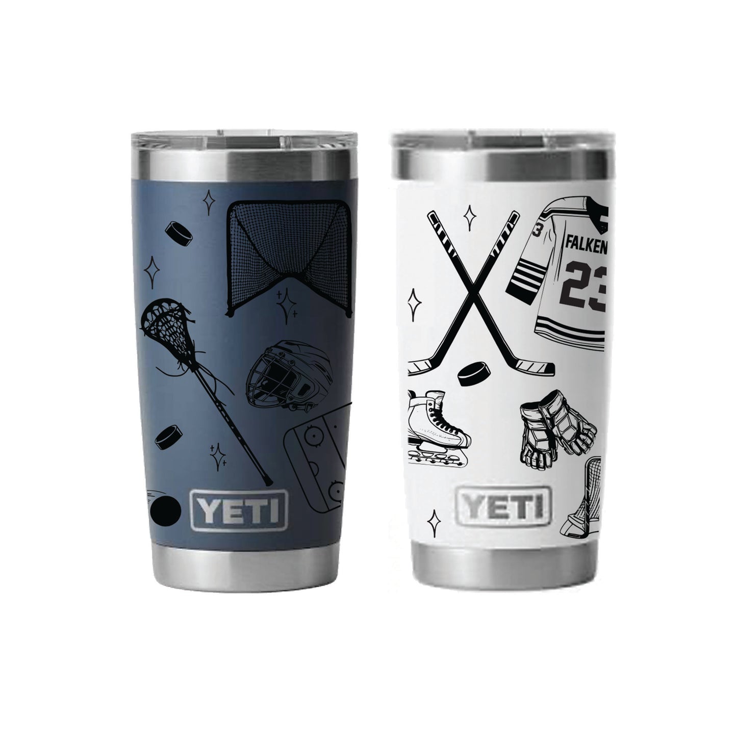 Full Wrap Custom Yeti 20oz Tumbler
